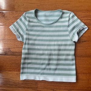 urban outfitters striped seamless top
